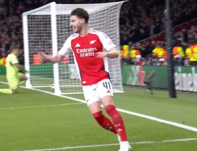 Rice’s Muted Celebration vs PSV After Man Utd Controversy