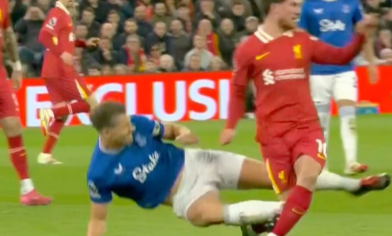 Tarkowski’s Record Tackle on Mac Allister – Derby