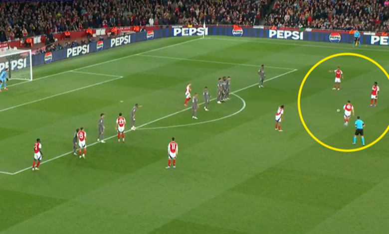 Saka’s 7 Words Sparked Rice’s UCL Free-Kick Goal
