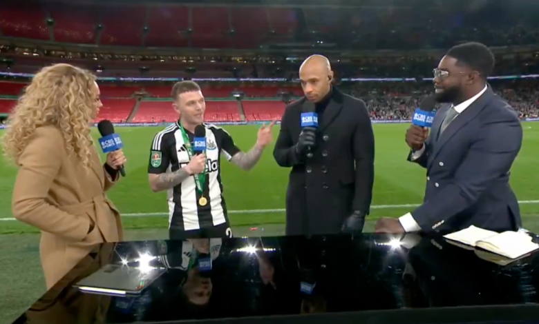 Newcastle’s Trippier Roasts Richards in CBS TV Clash!
