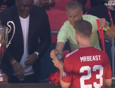 MrBeast Shocks Fans with Heskey Treatment After Charity Match