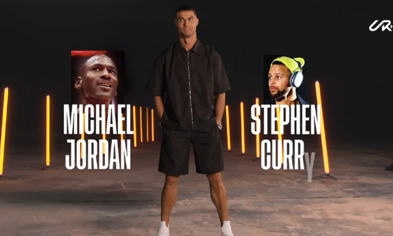 GOAT Debate CLOSED! Ronaldo Ranks Jordan & Curry