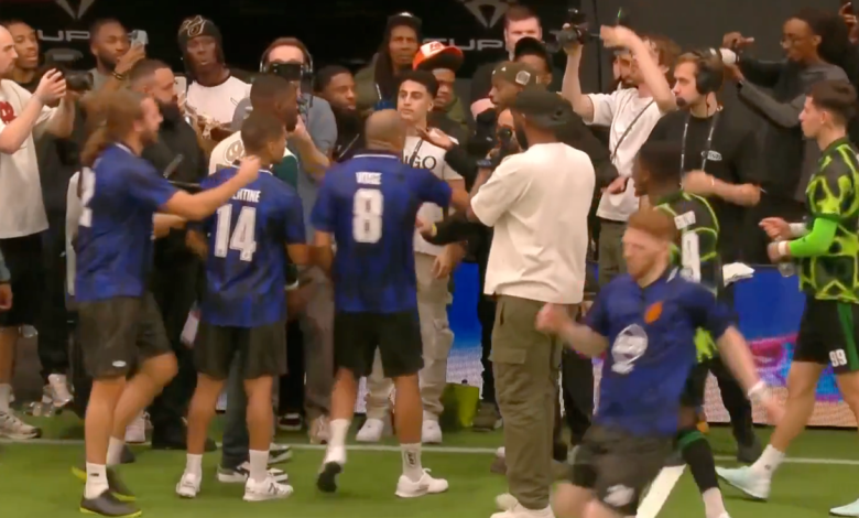 Baller League: Dave & Sharky Rapper LOSES IT!
